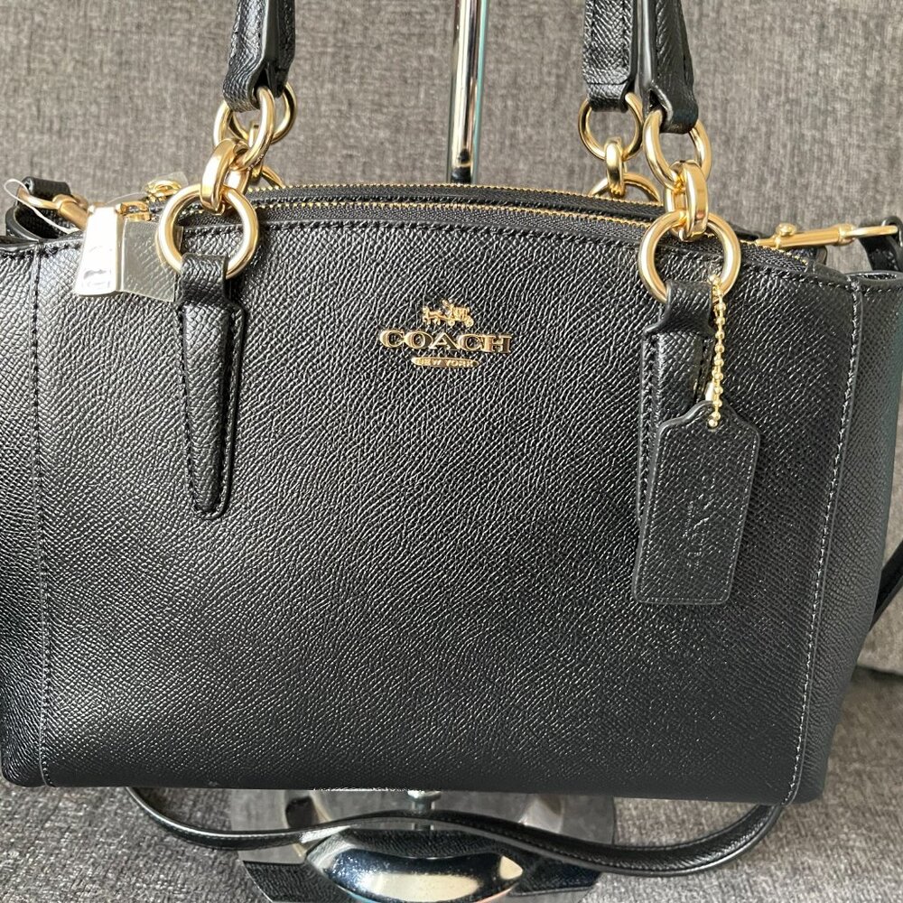 Coach Mini Christie Carryall in Crossgrain Leather F57523 NWT - Picture 2 of 9